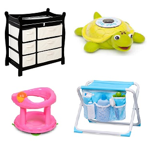 Bathing and Changing Baby Items